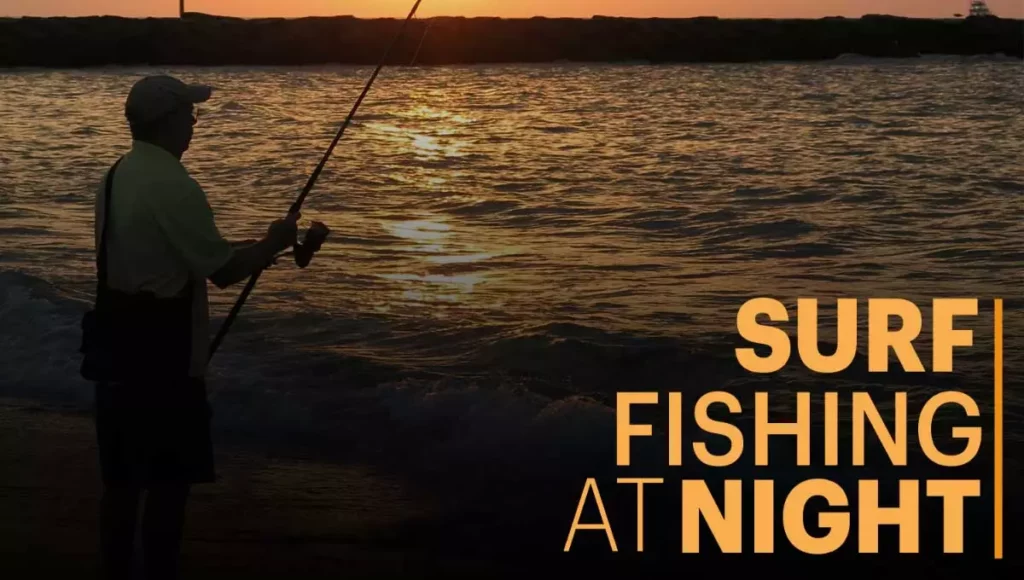 surf fishing at night